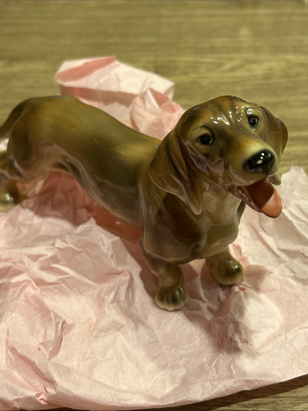 Ceramic Dachshund Figurine